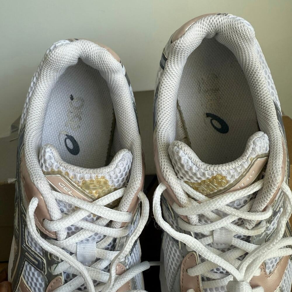 ASICS Gel-1130 White/Neutral Pink Women Sneakers- SZ 7.5 - Picture 8 of 11